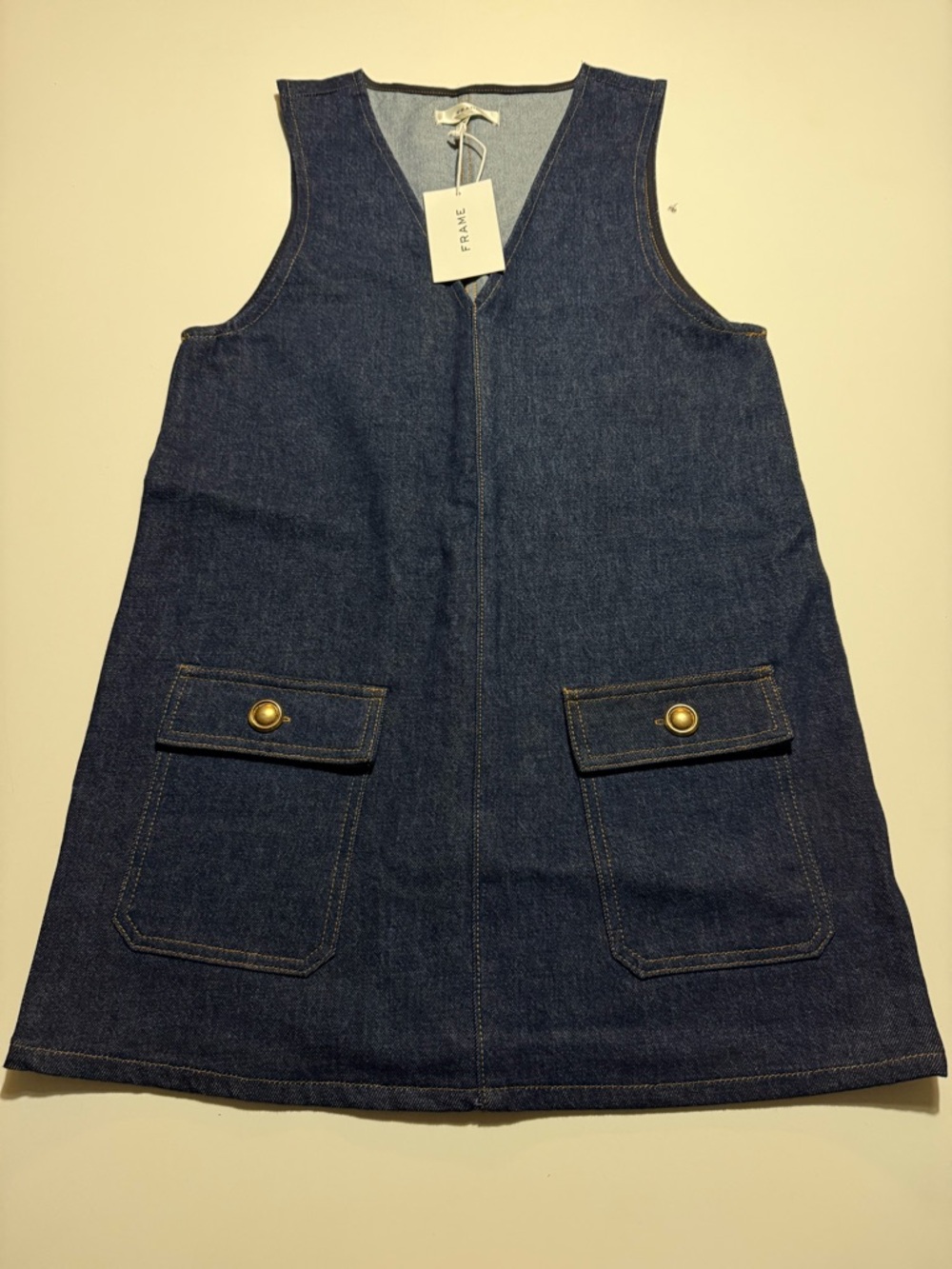 FRAME Denim The Pinafore Dress